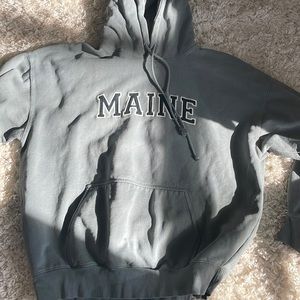 Sage green Maine brandy Melville hoodie